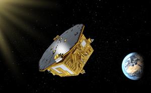 LISA Pathfinder operates from a vantage point in space about 1.5 million km from Earth towards the Sun, 