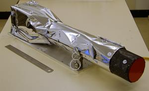 The flight model of the medium resolution camera, RAL Cam 3 to be installed on the International Space Station