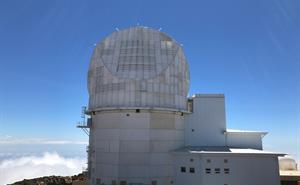 DKIST observatory dome in Hawaii.