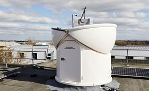 Fourier Transform Spectrometer on the roof at RAL Space, part of the Total Carbon Column Observing Network.