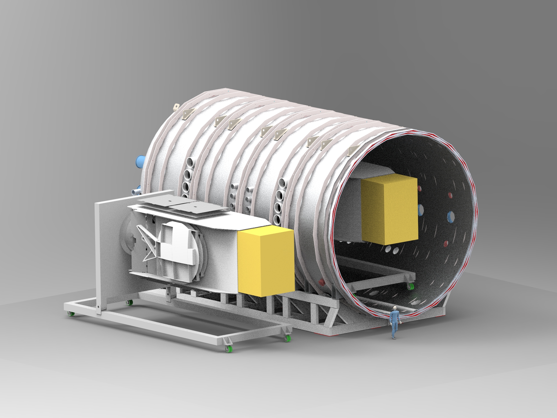 Artist's impression of the large space test chamber
