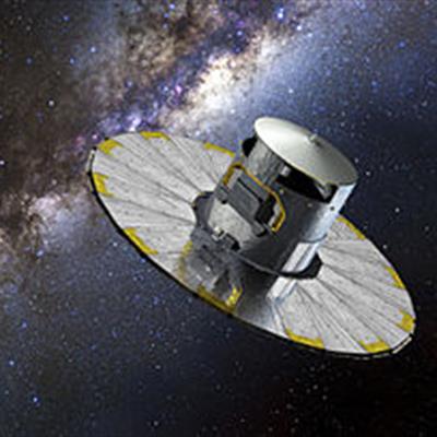 The Gaia spacecraft charting a 3D map of the Milky Way