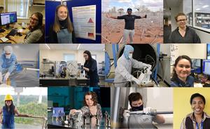 Early careers people working in RAL Space labs, clean rooms, test facilities and offices and at observatories abroad.