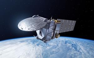 ​​​​​​​​​​​EarthCARE Satellite orbiting the Earth