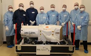 RAL Space Imaging Systems with the high resolution UrtheCast camera before it ships to Moscow for integration
