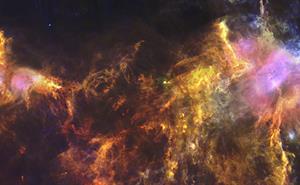 An image of the Horsehead Nebula seen by Herschel, 