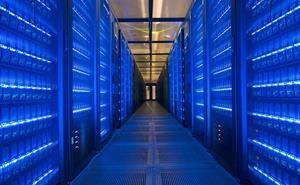 JASMIN computing cluster. Credit: STFC 