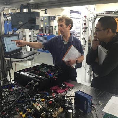​​​Customers using the Laser Spectroscopy facility
