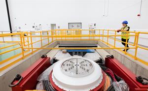 ​Vibration test equipment at the National Satellite Test Facility
