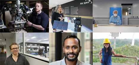 RAL Space staff in their day-to-day work environments.