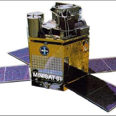 Artist's impression of MINISAT 01.