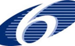 Broadwan logo (a white number 6 on a blue and white striped background)