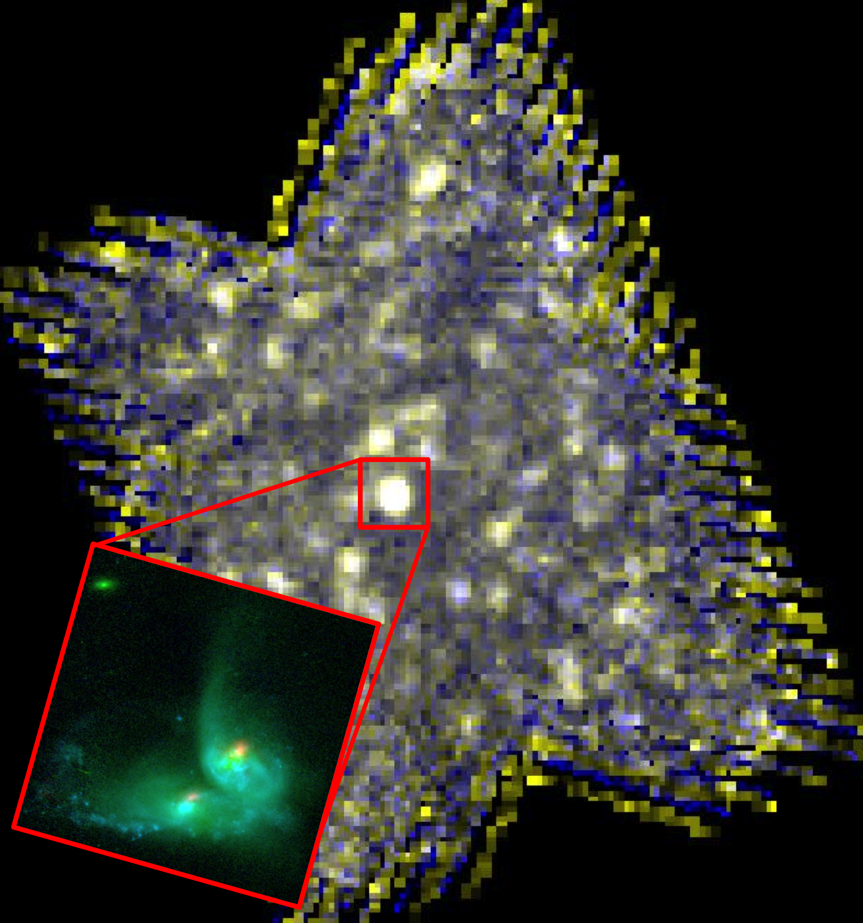 Herschel SPIRE image of IRAS 08572+3915