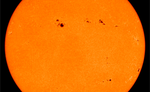The UK Solar System Data Centre archives include images of the Sun and sunspots