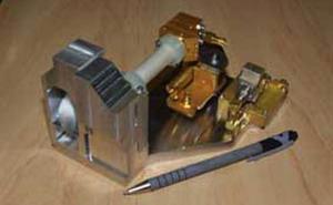 ​​The Terahertz and Sub-mm Limb Sounder pictured with a typical ballpoint pen beside it, showing they are about the same length.