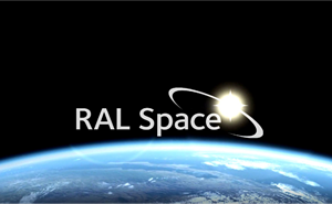 RAL Space logo rising above the Earth