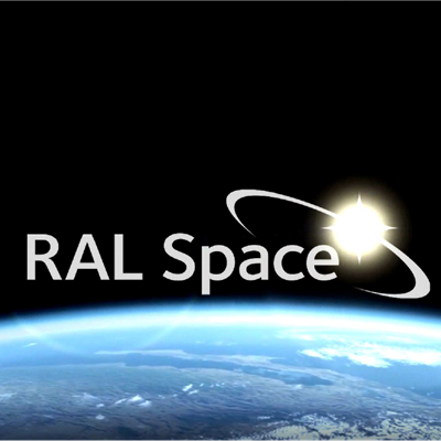 RAL Space logo rising above the Earth