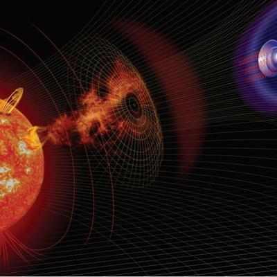 ​​Artists ​impression of Space weather