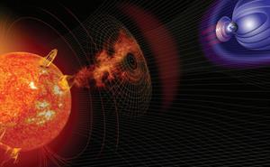 ​​Artists ​impression of Space weather