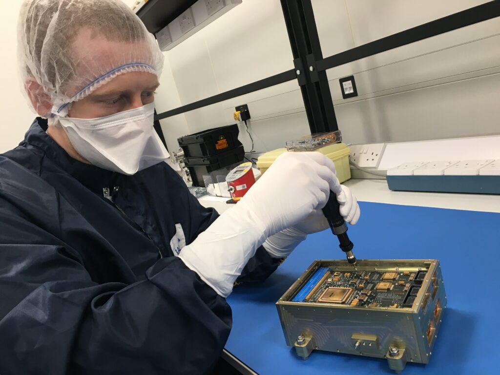 Camera electronic engineering model being finalised at RAL Space.