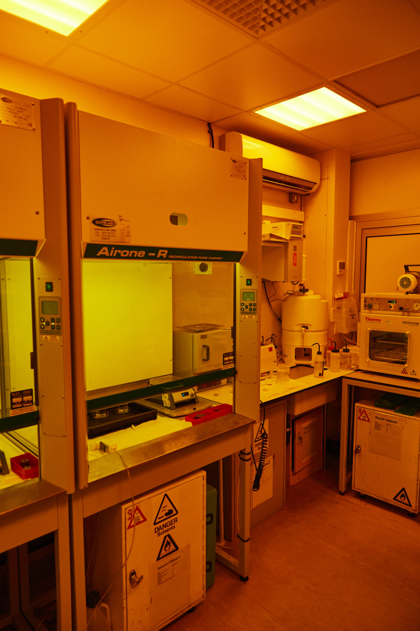 Teratech's diode manufacture laboratory, based at RAL Space.