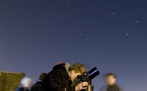 Stargazing on a clear night at RAL.