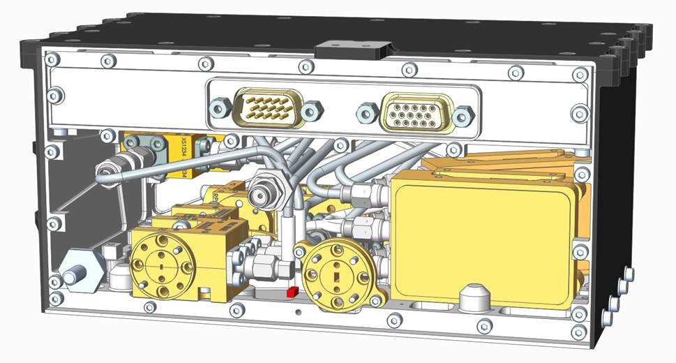 MWS 183.3GHz FERx CAD Model showing internal element of instrument)