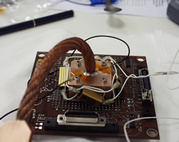 FMOS detector and thermal strap