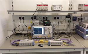 Test equipment in the ​​​​Millimetre-Wave and Terahertz Test facility.