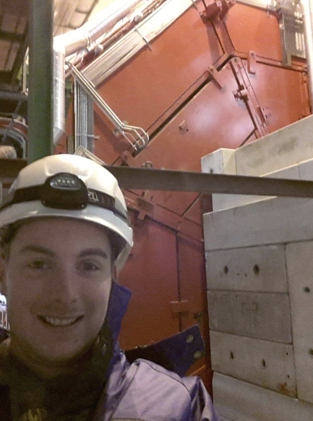 Inside the Large Hadron Collider at CERN.